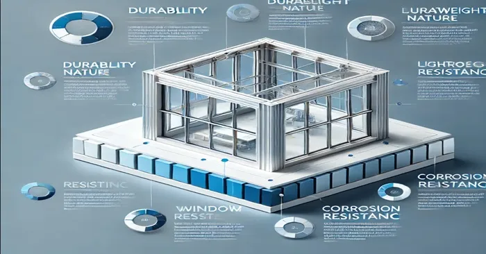 Infografía sobre estructuras de aluminio