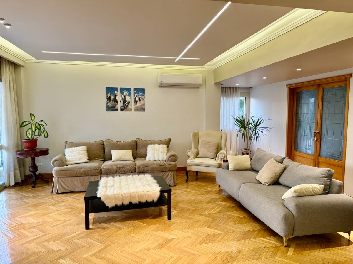Brightly Apartment For Rent In Maadi Sarayat| Fully Equipped. 