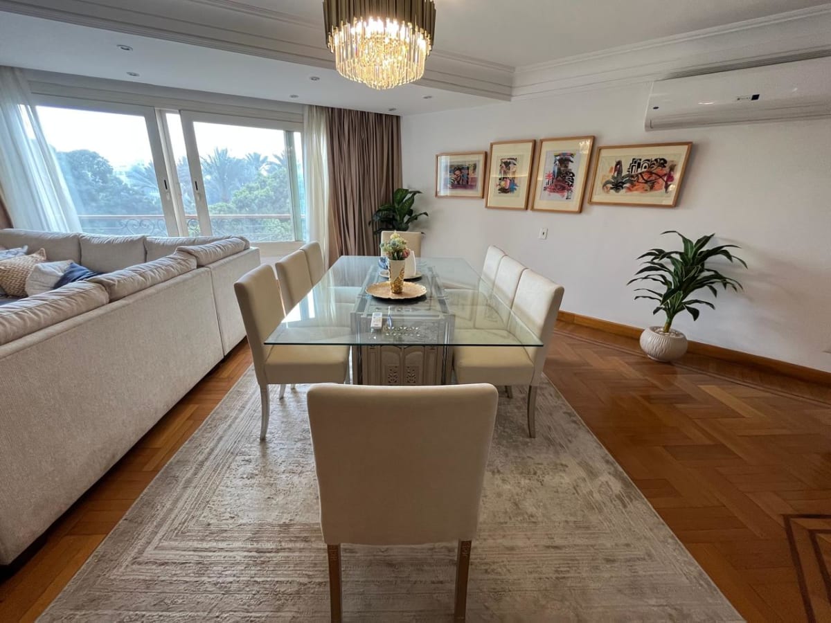  Sunny Apartment For Rent In Maadi Sarayat.