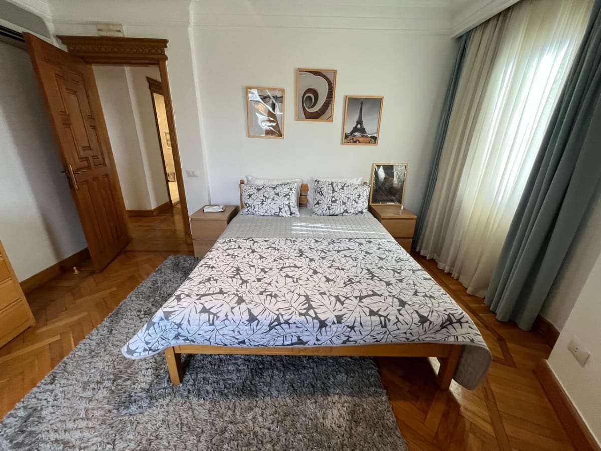  Sunny Apartment For Rent In Maadi Sarayat.