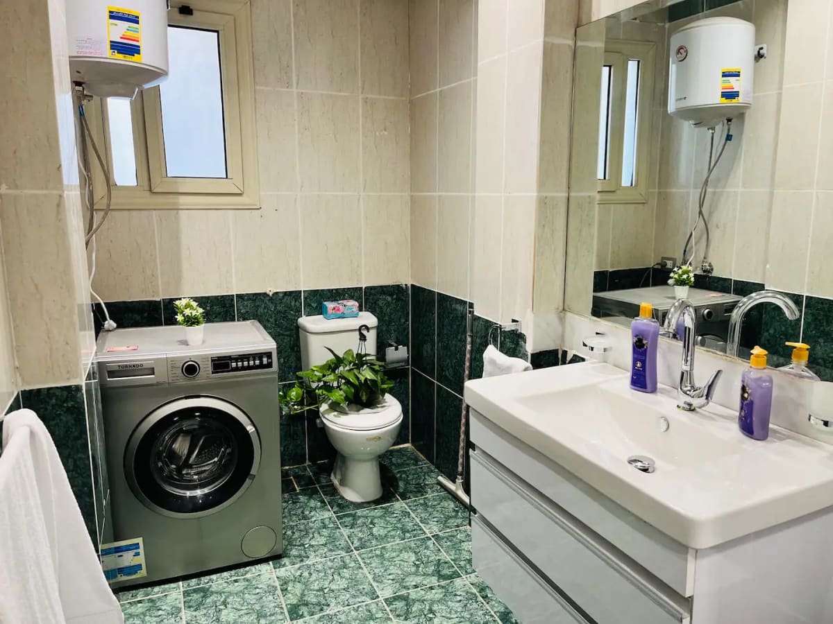 Furnished Apartment With Bright Interiors In Maadi Sarayat.