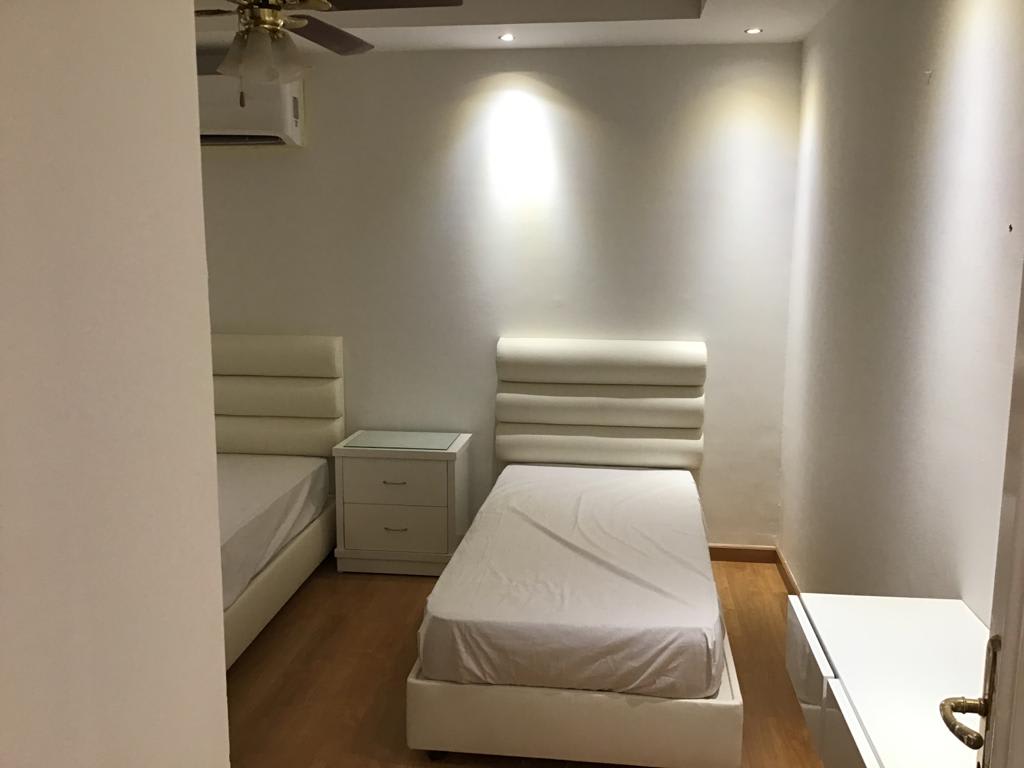 Furnished Apartment Overlooking Garden In Maadi Sarayat. 