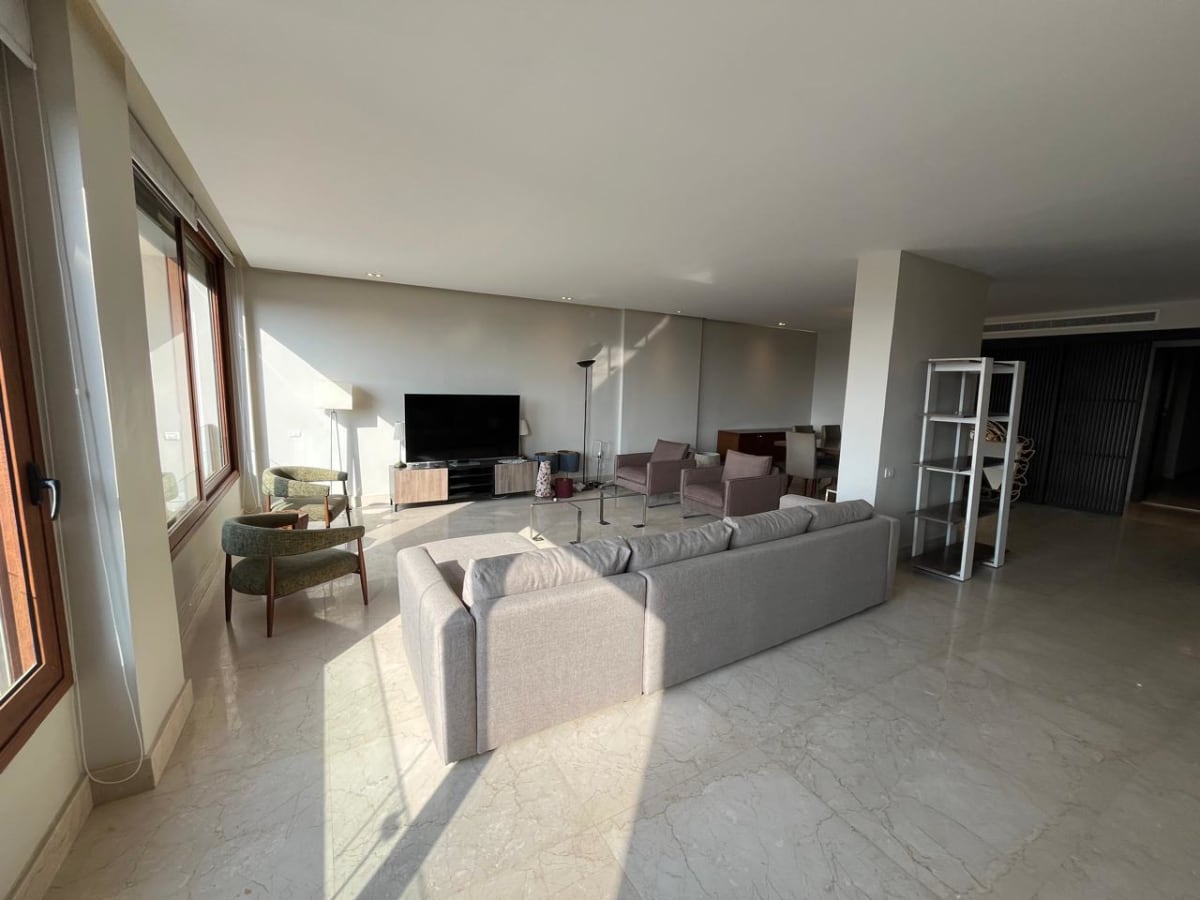 Sunny 4-Bedroom Furnished Apartment in Maadi Sarayat