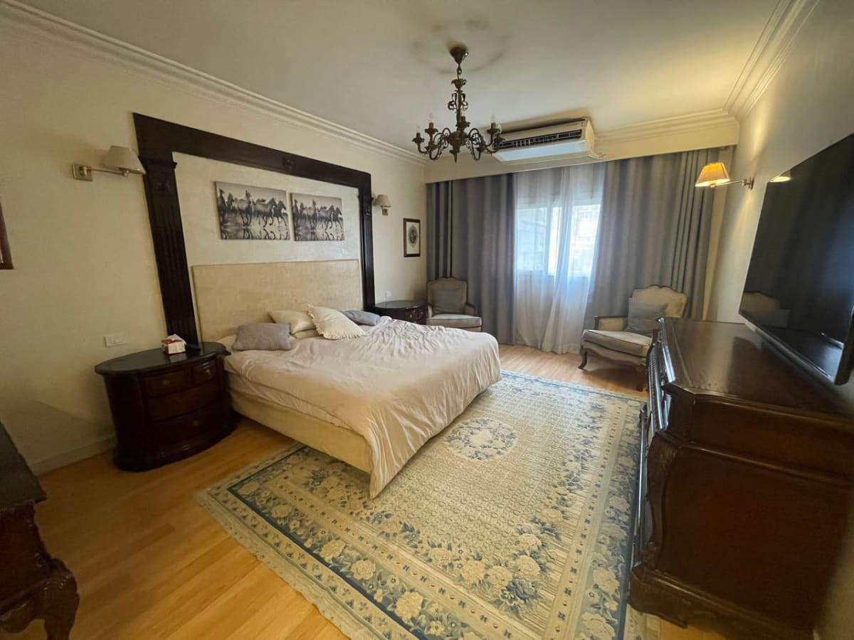 Spacious Apartment with Master Bedroom for Rent In Zamalek