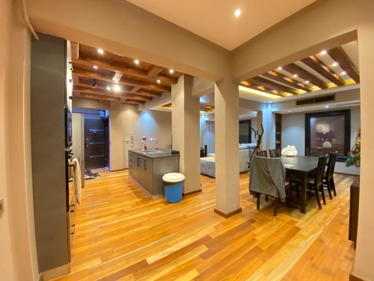 Apartment With Huge Outside Area In Sarayat Maadi.