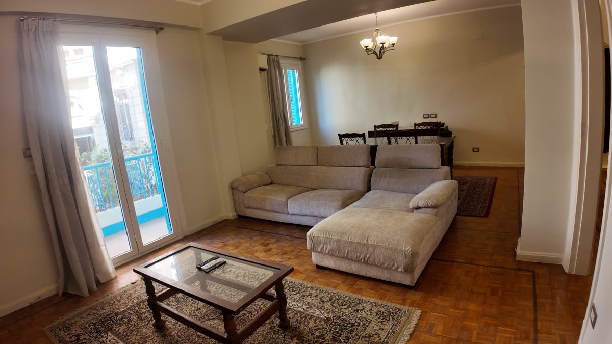 Sunny 2BR Home | Well-Designed Interior In Zamalek