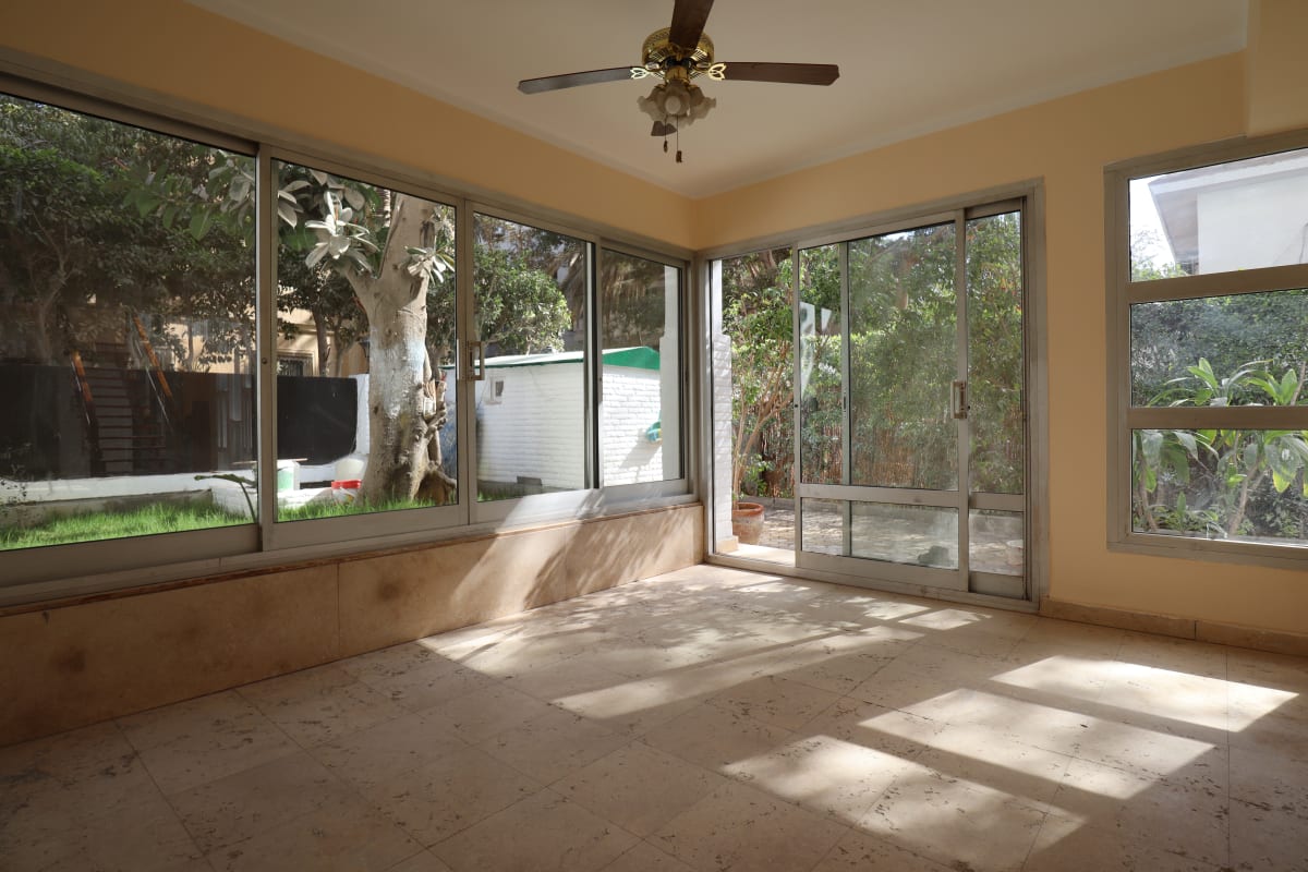 Luxury Duplex Ground Floor for Rent in Maadi Sarayat.