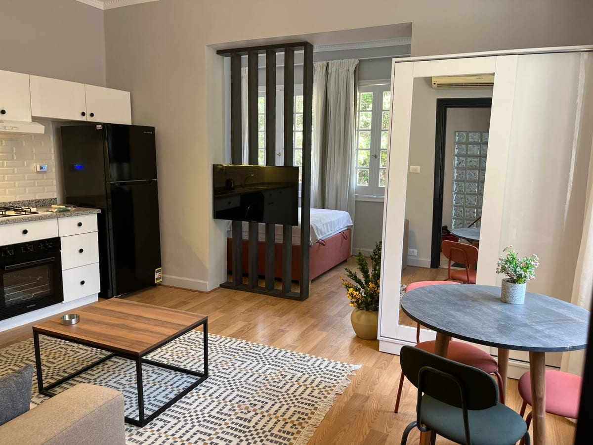 Furnished Studio For Rent In The Heart Of Maadi Sarayat.