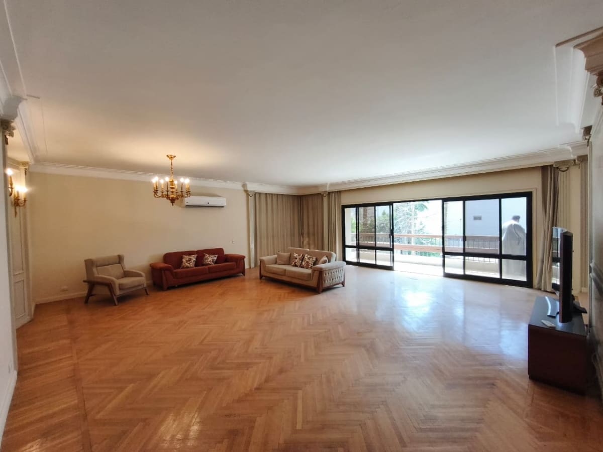 Spacious 3BR Apartment for Rent in Prime Maadi Degla  – 400 sqm