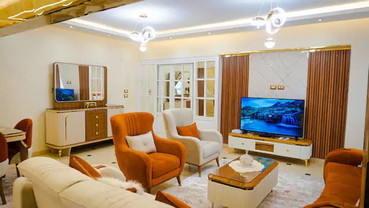 Elegant Fully Furnished Duplex For Rent In Sarayat Maadi.