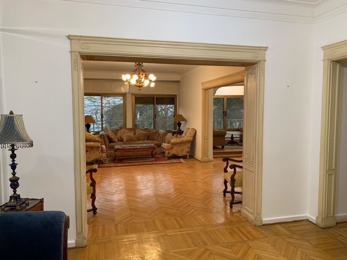 Comfortable 3BR Home with Balcony & Natural Light In Zamalek