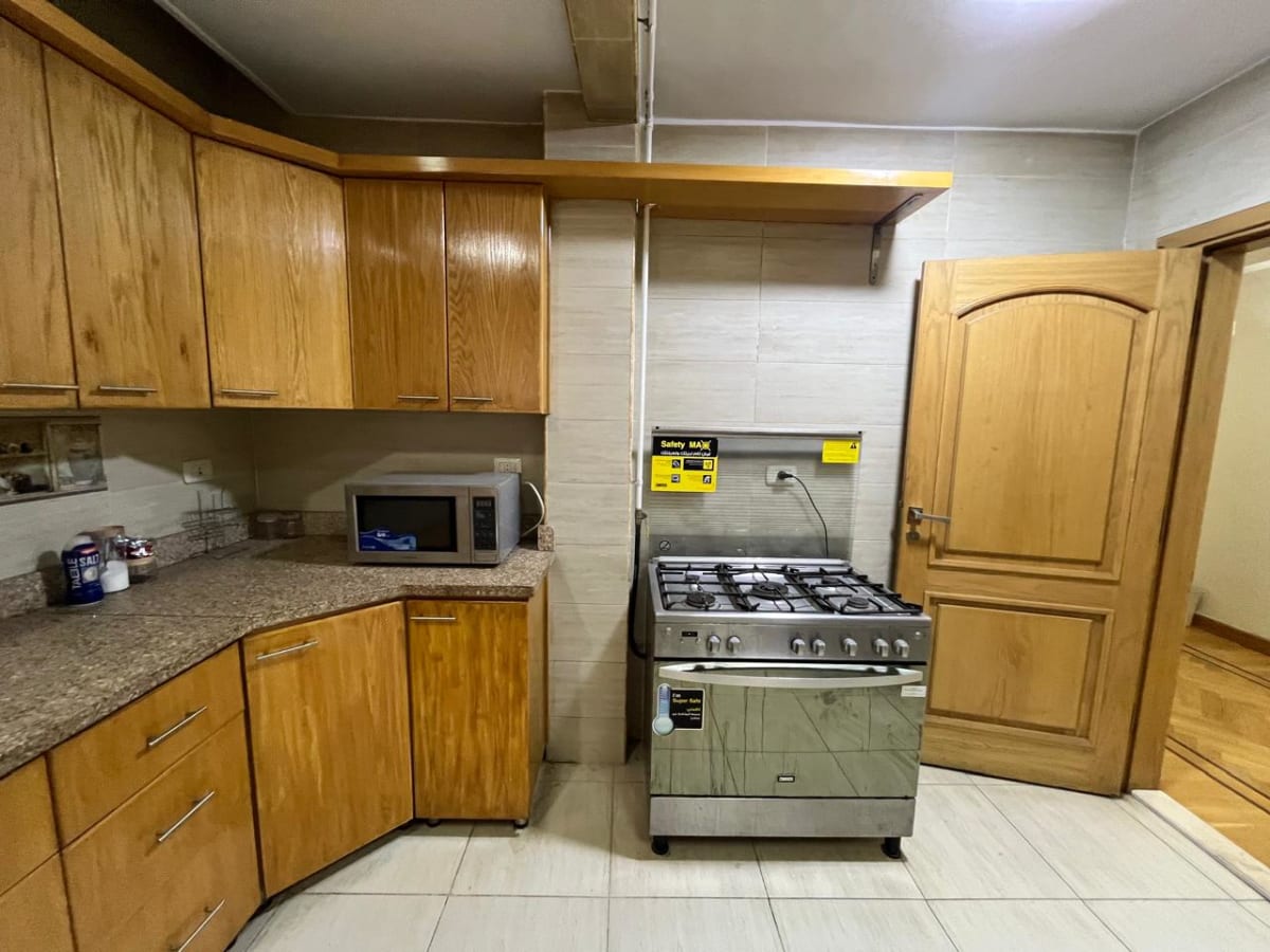Bright 3BR Apartment with Balcony & Natural Light In Zamlek