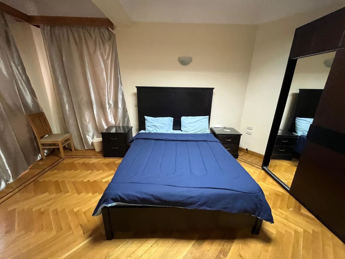 Bright 3BR Apartment with Balcony & Natural Light In Zamlek