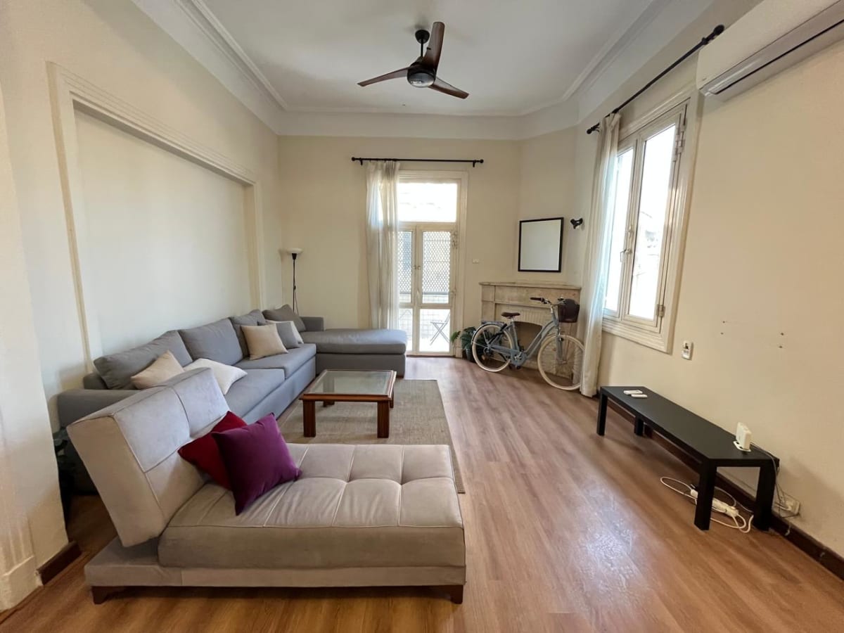 Sunny & Spacious Apartment in Prime Zamalek Location