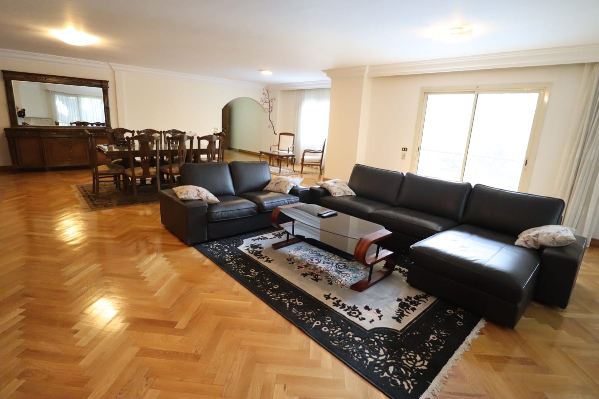 Amazing Apartment With Shared Pool For Rent In Sarayat Maadi.