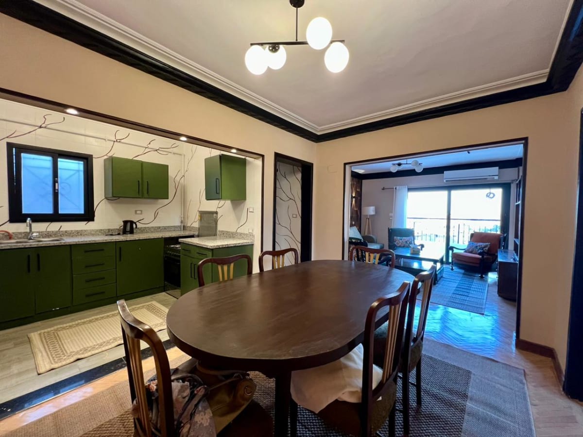 Apartment With Wide Balcony In Zamalek|150SQM.
