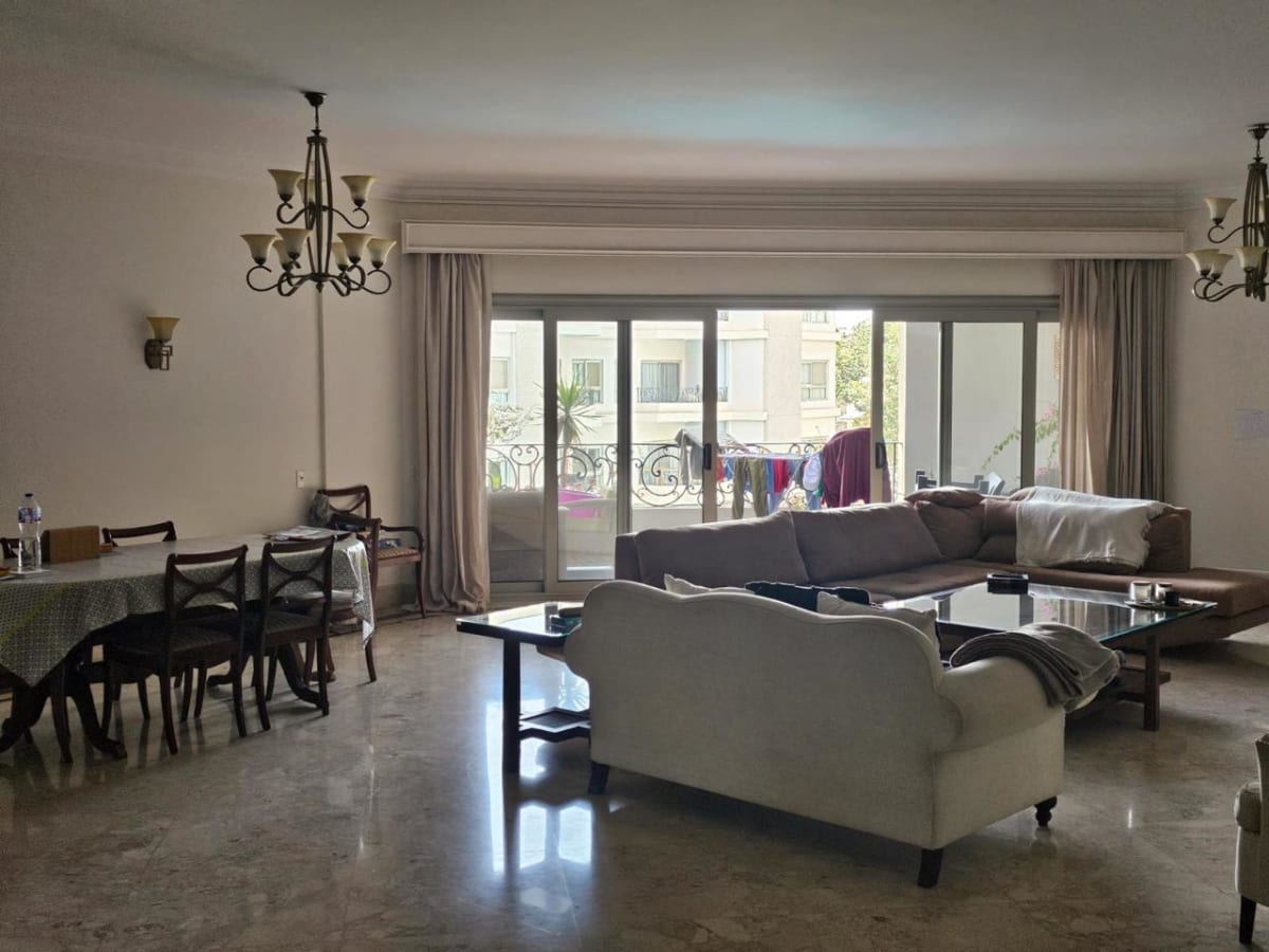 Luxury Furnished Apartment With Shared Pool In Sarayat El Maadi.