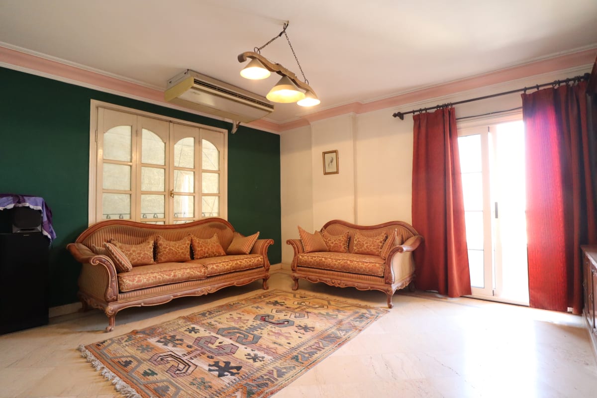 Bright And Spacious Furnished Duplex For Rent In Degla El Maadi.