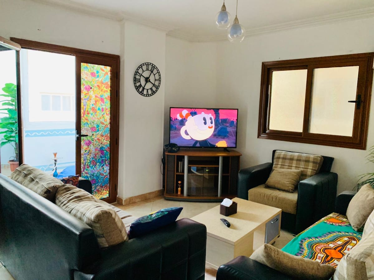 Stylish Furnished Apartment For Rent In Sarayat El Maadi.