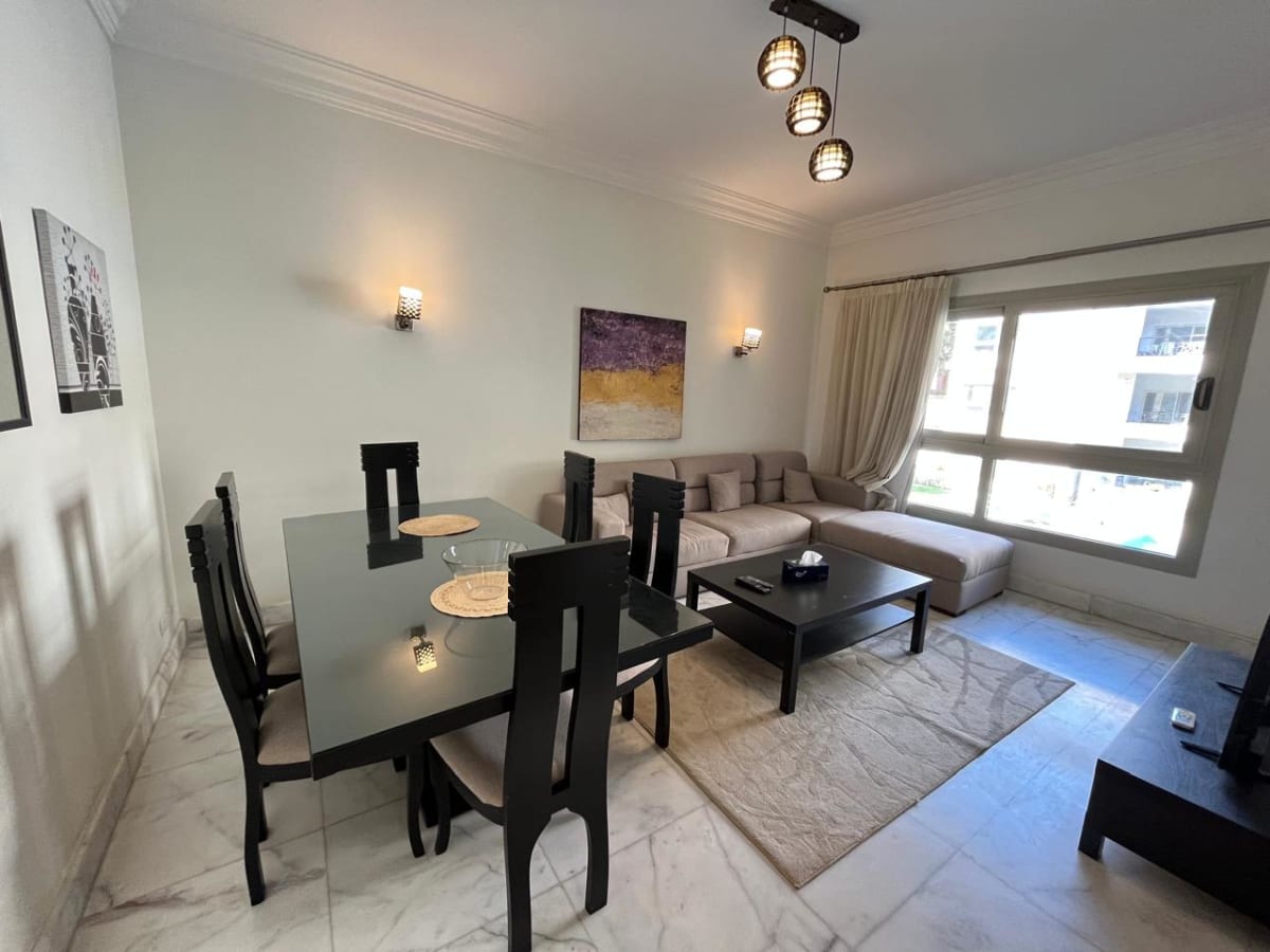 Charming Furnished Apartment With Shared Pool In Sarayat Maadi.