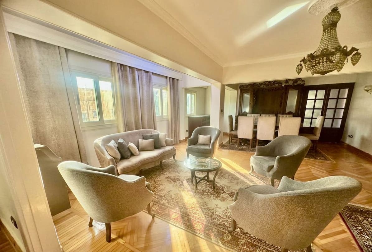 Peaceful & Serene Furnished Apartment For Rent In Sarayat El Maadi.