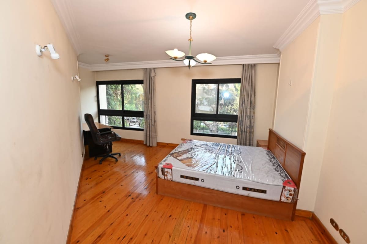 Bright & Spacious Apartment with Shared Pool In Maadi Sarayat.