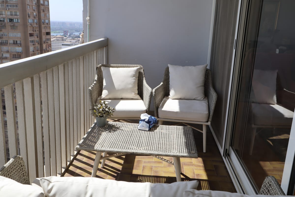 Elegant Furnished Apartment Overlooking The Nile – Maadi.