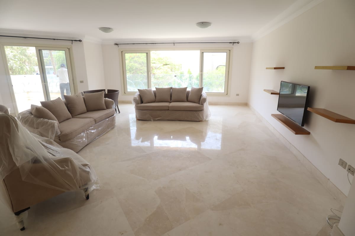 Premium Apartment With Pool For Rent In Sarayat Maadi.