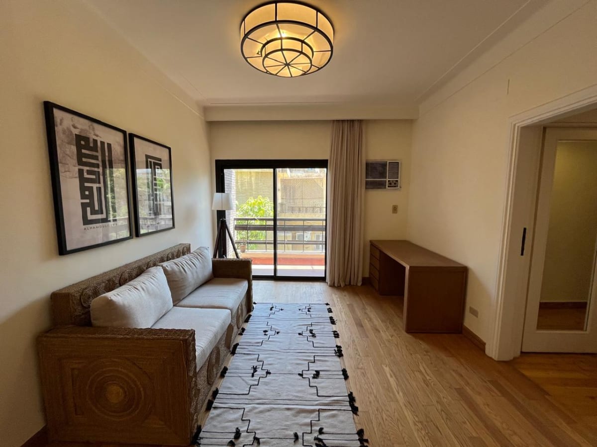 Apartment With Balcony Overlooking Gardens In Maadi Degla