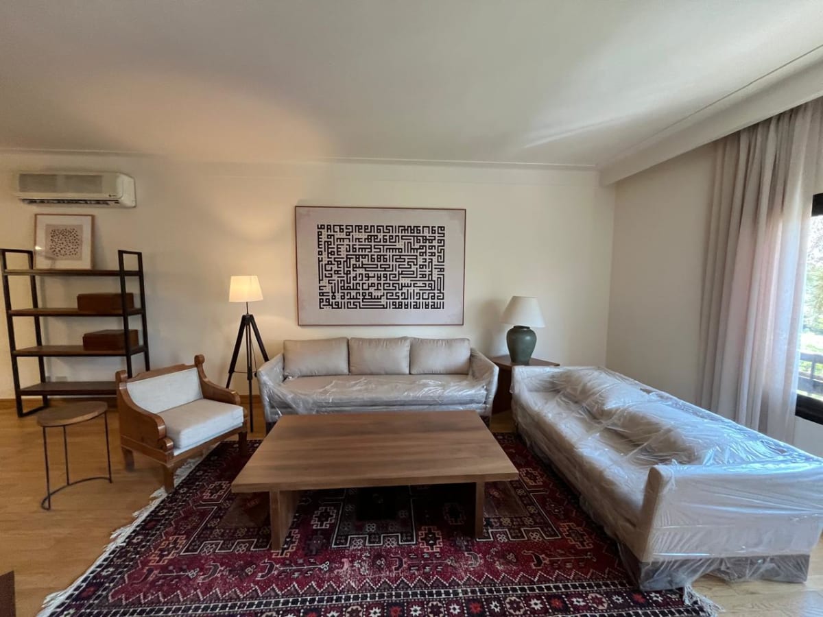 Apartment With Balcony Overlooking Gardens In Maadi Degla