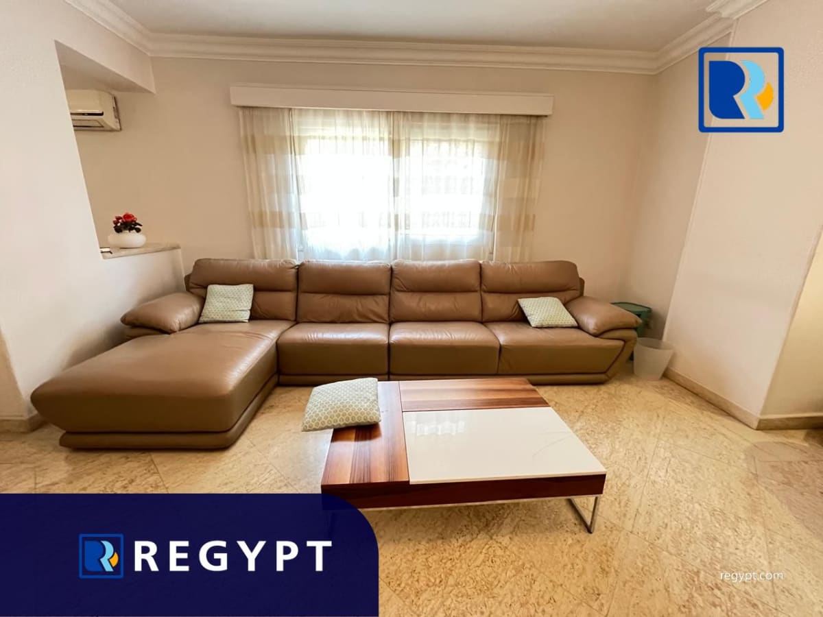 Furnished Apartment With A Big Balcony For Rent In Maadi