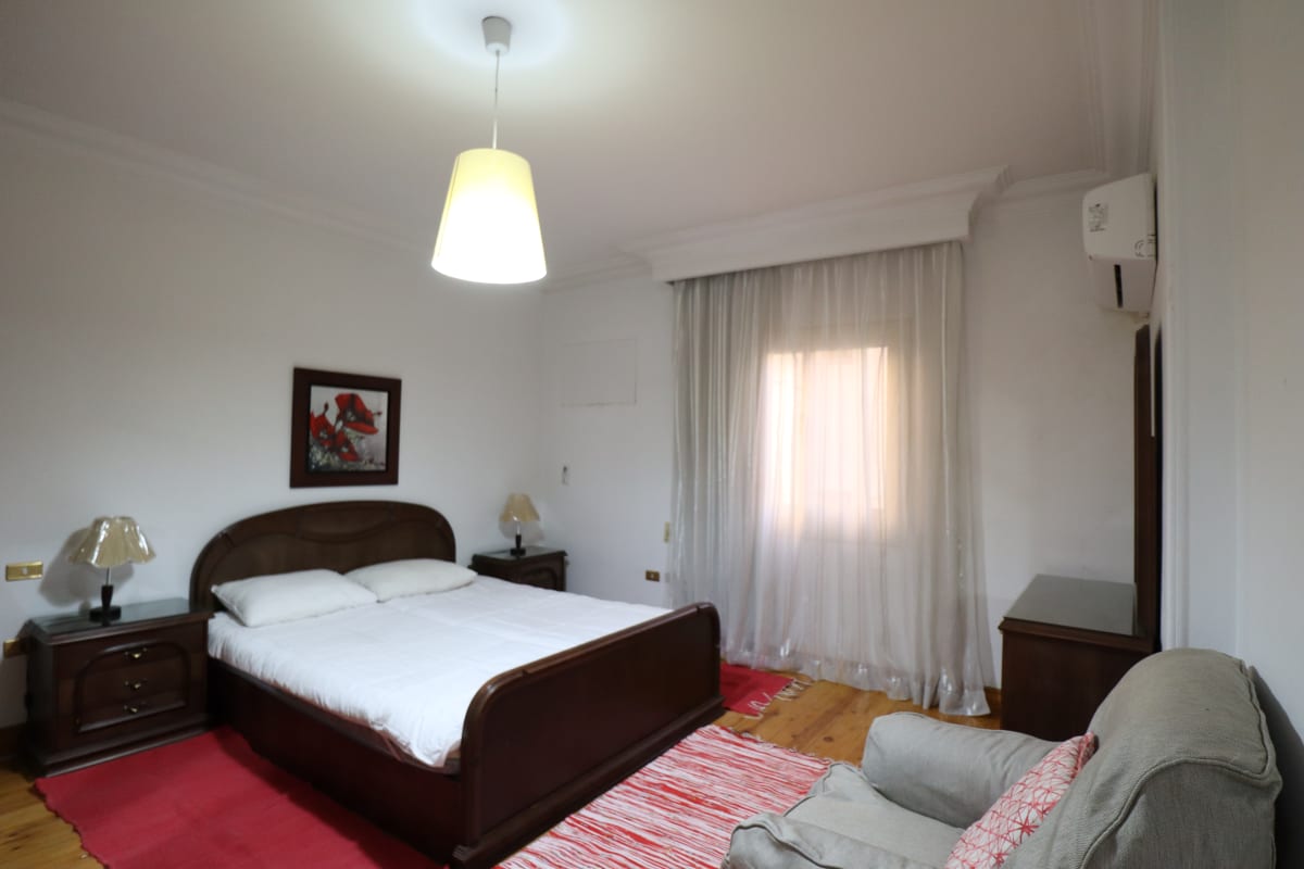 Peaceful & Homey Furnished Apartment in Maadi Degla.