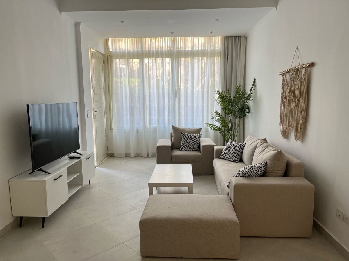 Modern Ground Floor Furnished in Maadi Degla| Green View.
