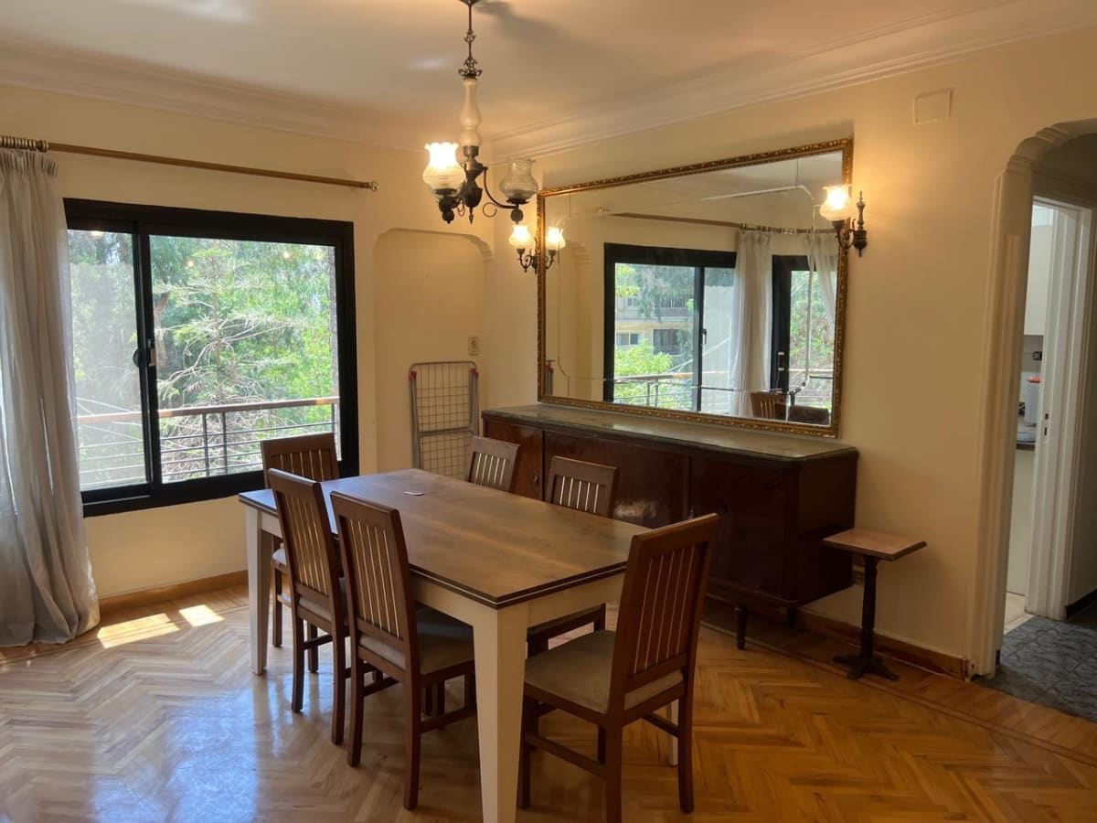 Furnished Unit In Maadi Sarayat|200m²| Bright Layout.