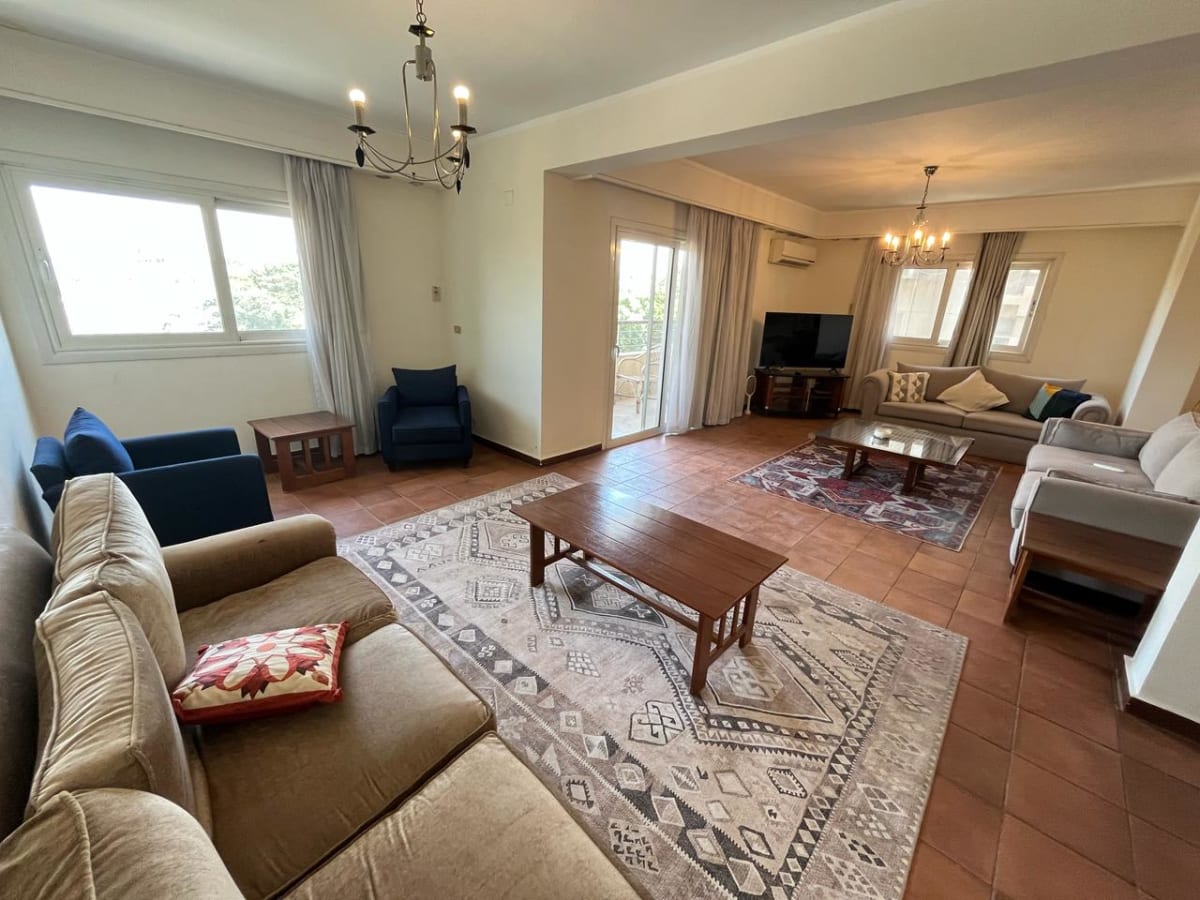 Sunlit 3-Bedroom Apartment with Private Balcony