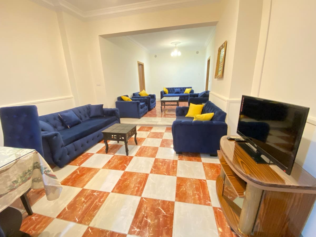 Furnished 4-bedroomsGround Floor For Rent In Maadi Degla.