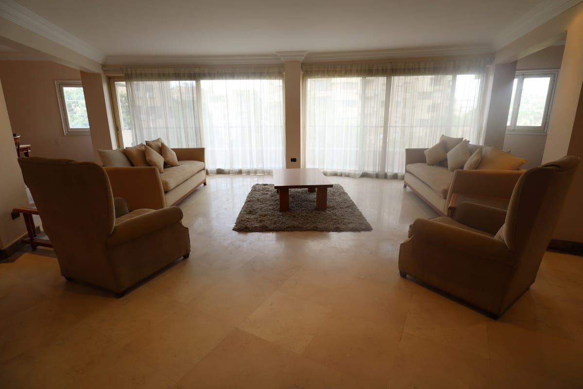Sunny Apartment For Rent Close to C.A.C in Maadi Degla