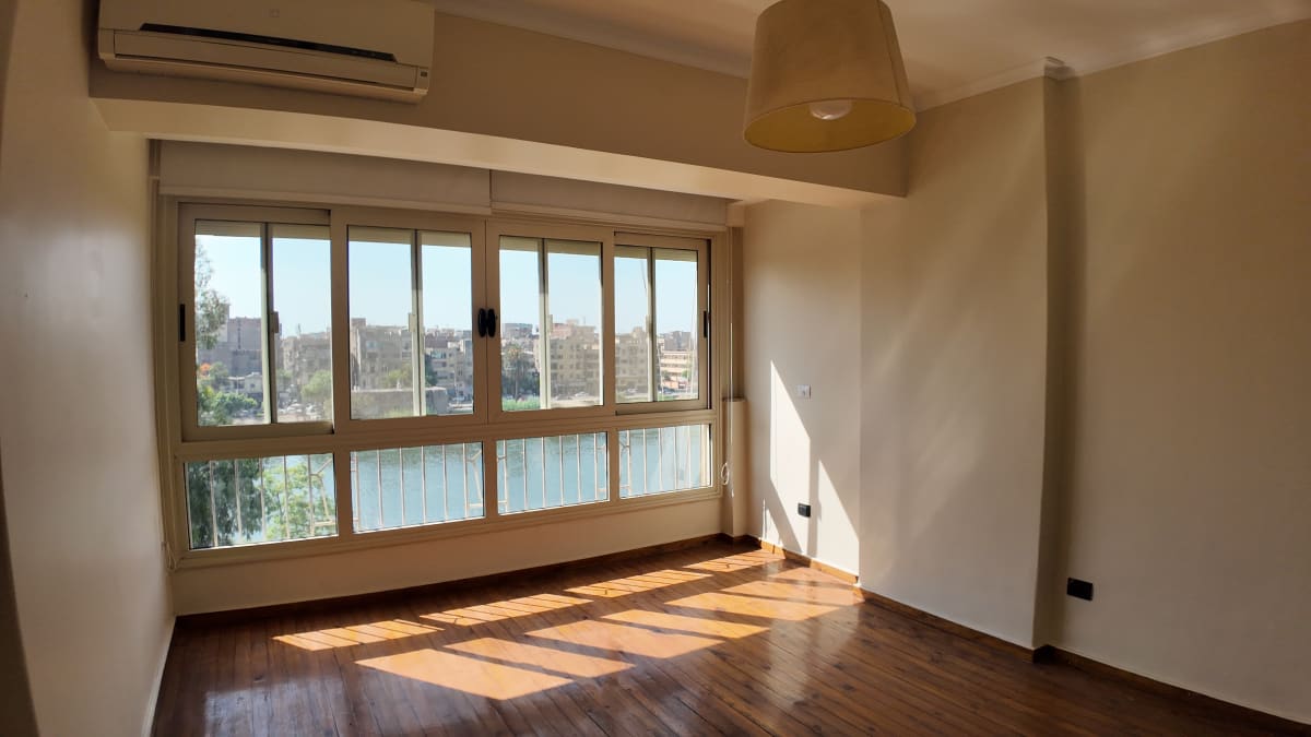 Semi Furnished Apartment With Green& Nile View In Zamalek