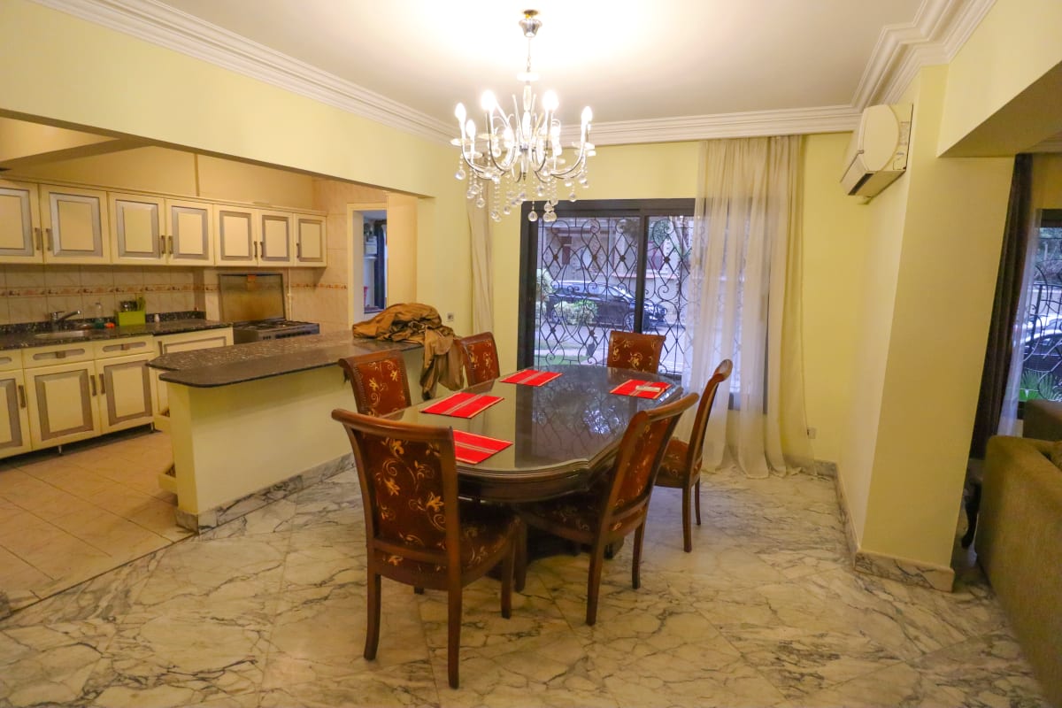 Furnished Ground Floor For Rent in Maadi Sarayat With 200m².