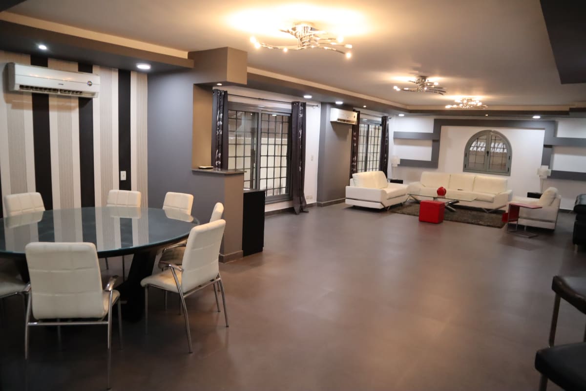 Amazing Ground Floor In Maadi Sarayat For Rent 