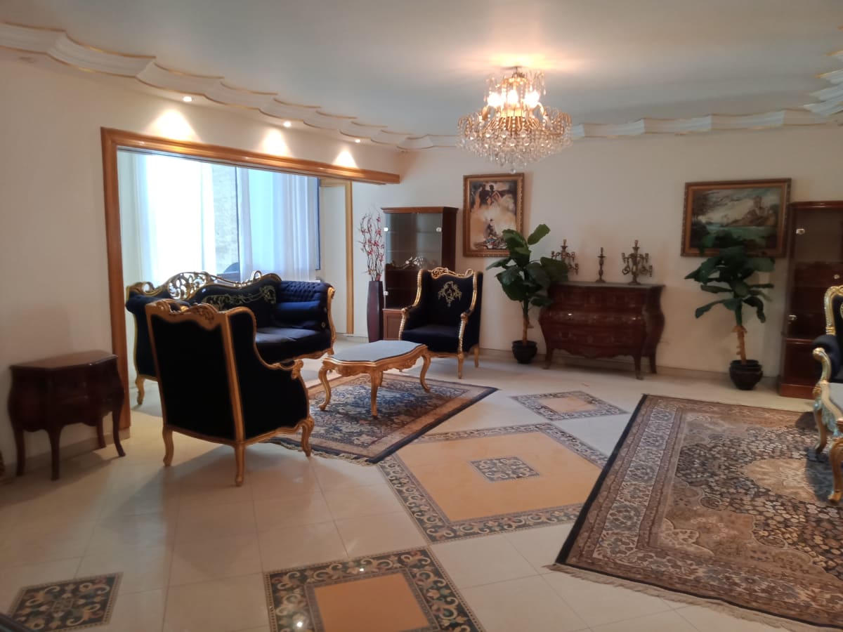 Feel At Home In This Charming Furnished Apartment In Maadi Sarayat.