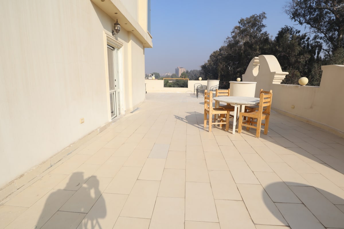 Triplex Penthouse For Rent In Maadi Sarayat With Wide Terrace