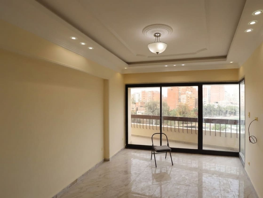 Spacious 4-Bedroom Semi-Furnished Apartment in Maadi