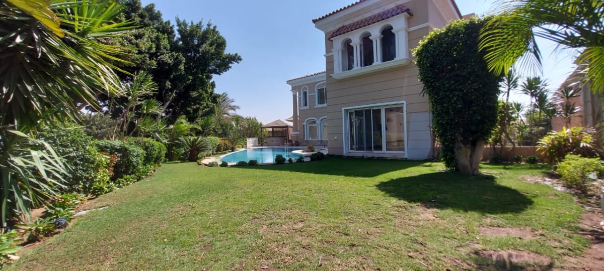 5BR Villa with Private Pool & Garden in Katameya Heights