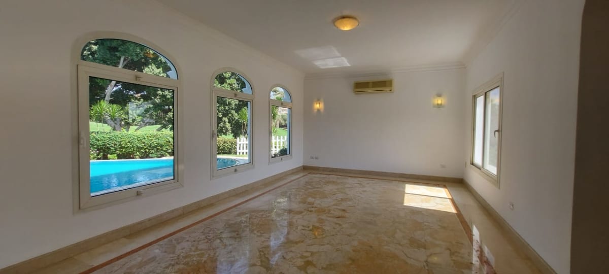 5BR Villa with Private Pool & Garden in Katameya Heights