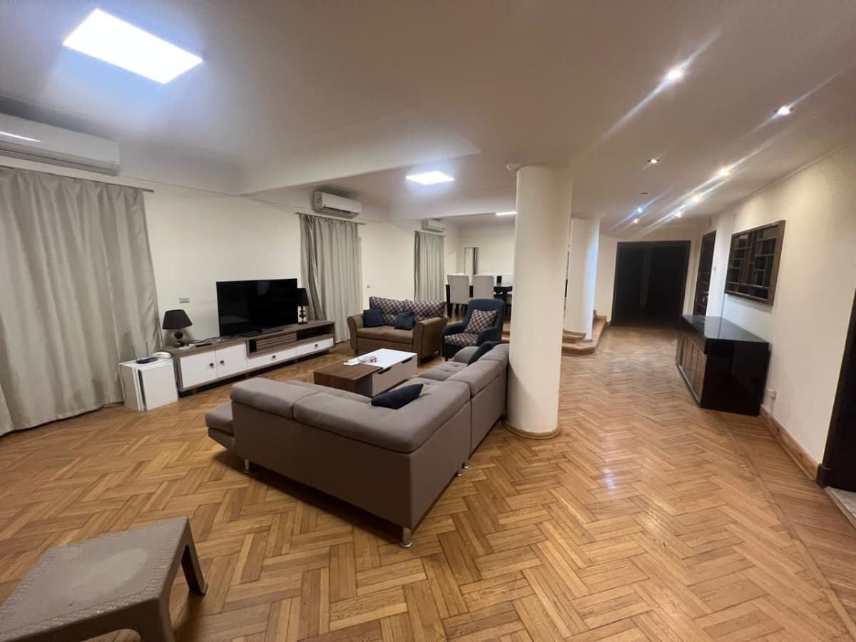 Furnished Apartment With private Entrance In Maadi Sarayat|200SQM