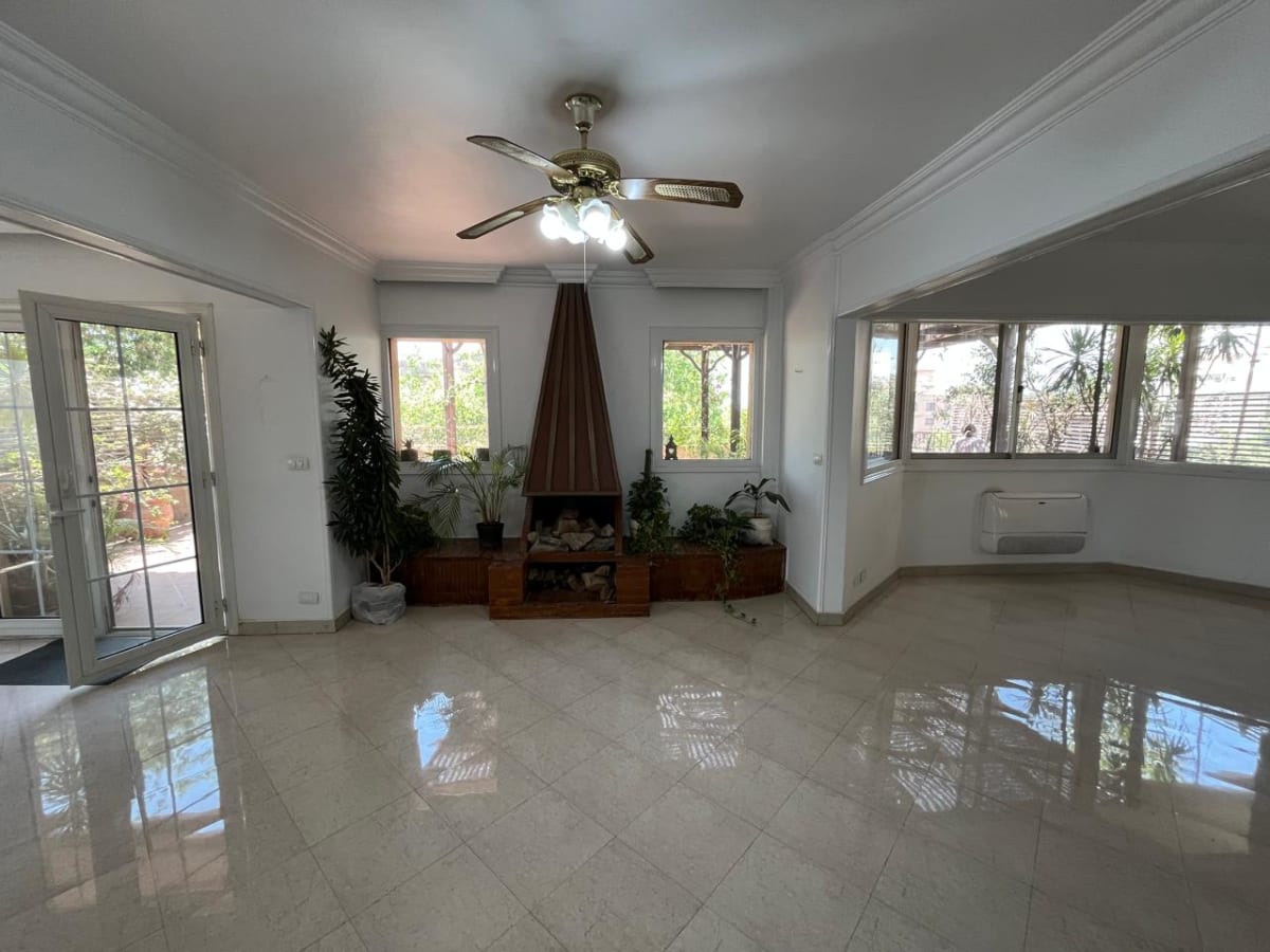 Semi Furnished Apartment With Amazing Terrace In Maadi Degla