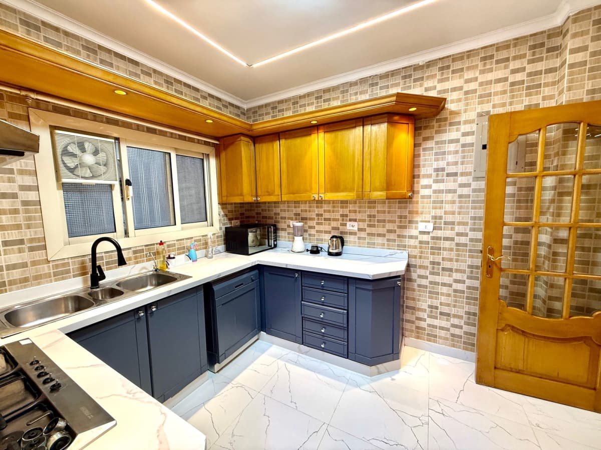 Brightly Apartment For Rent In Maadi Sarayat| Fully Equipped. 