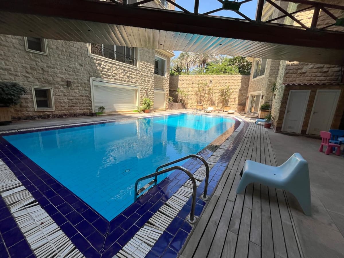 Premium 3BR Apartment in Maadi with Pool Access