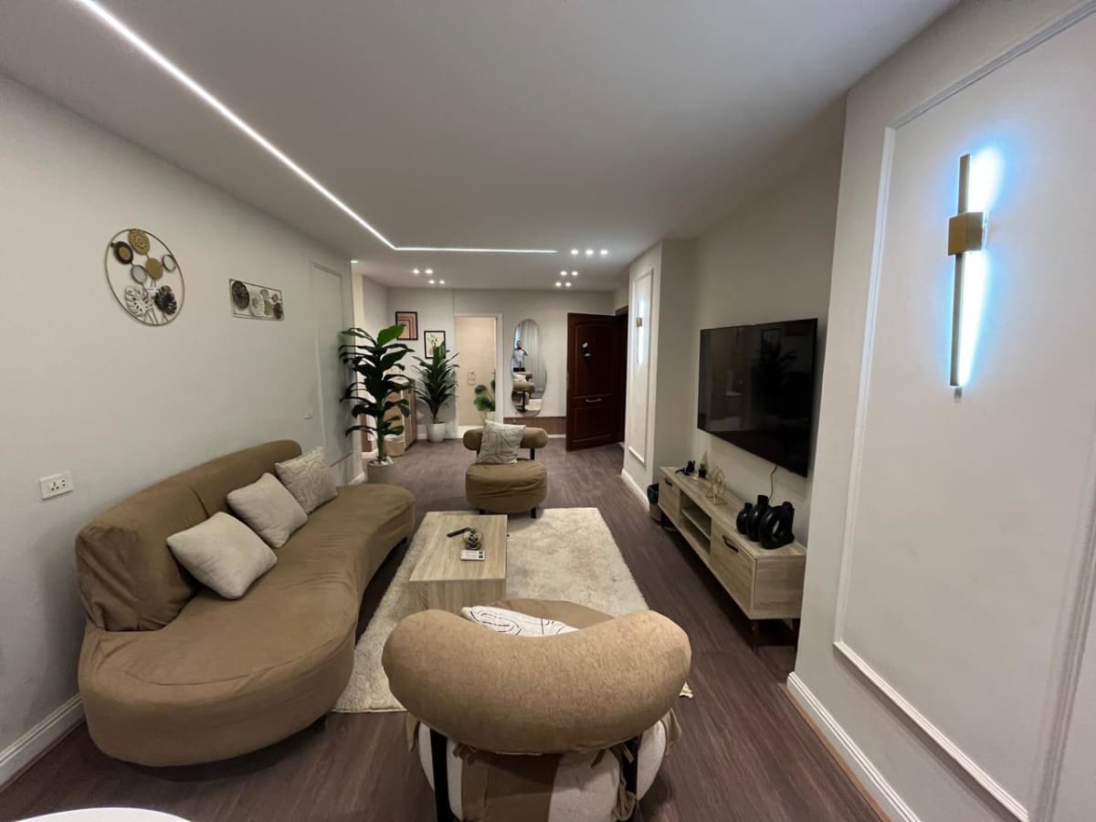 Furnished Apartment With Modern Furniture In Zamalek.